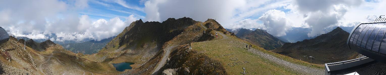 Silvretta Montafon Panorama Bahn am Hochjoch