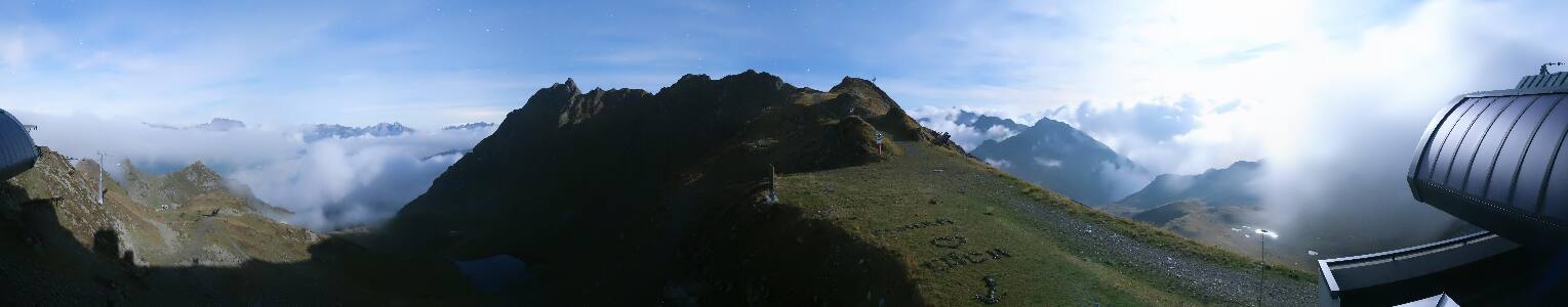 Silvretta Montafon Panorama Bahn am Hochjoch