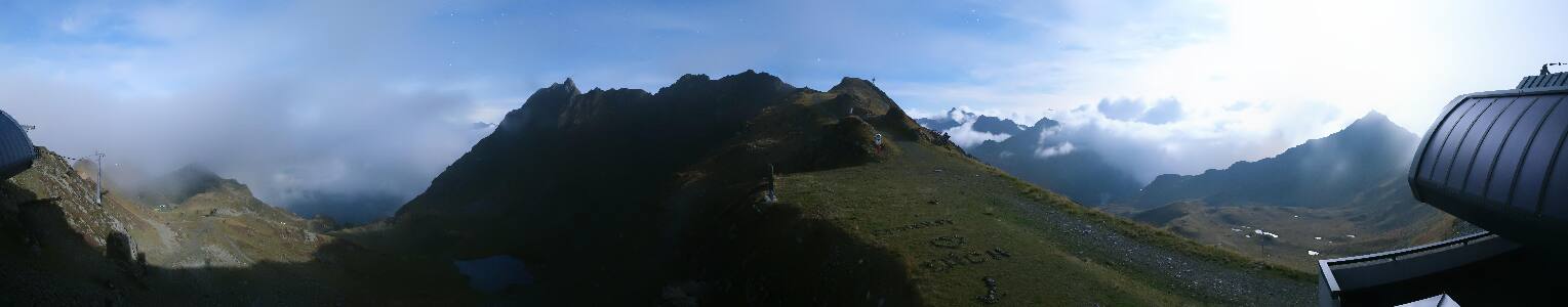 Silvretta Montafon Panorama Bahn am Hochjoch