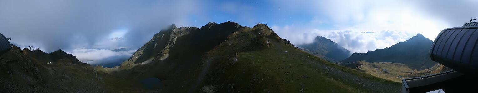 Silvretta Montafon Panorama Bahn am Hochjoch