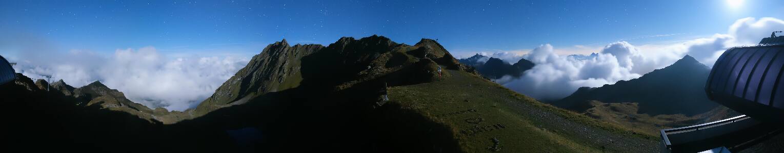 Silvretta Montafon Panorama Bahn am Hochjoch