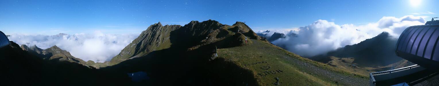 Silvretta Montafon Panorama Bahn am Hochjoch