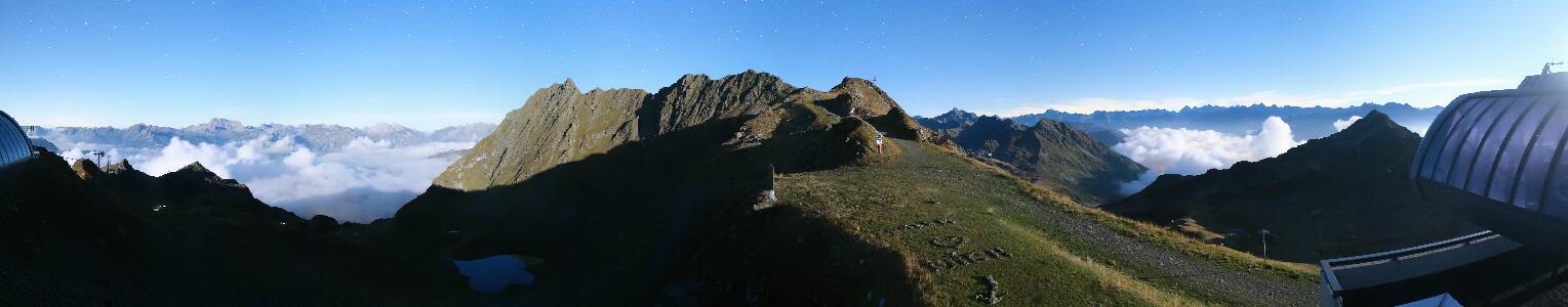 Silvretta Montafon Panorama Bahn am Hochjoch