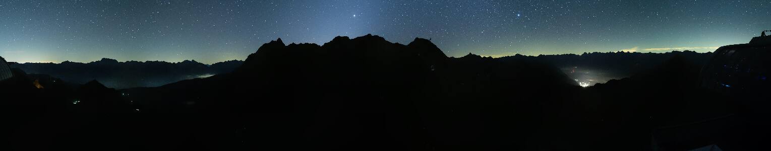 Silvretta Montafon Panorama Bahn am Hochjoch