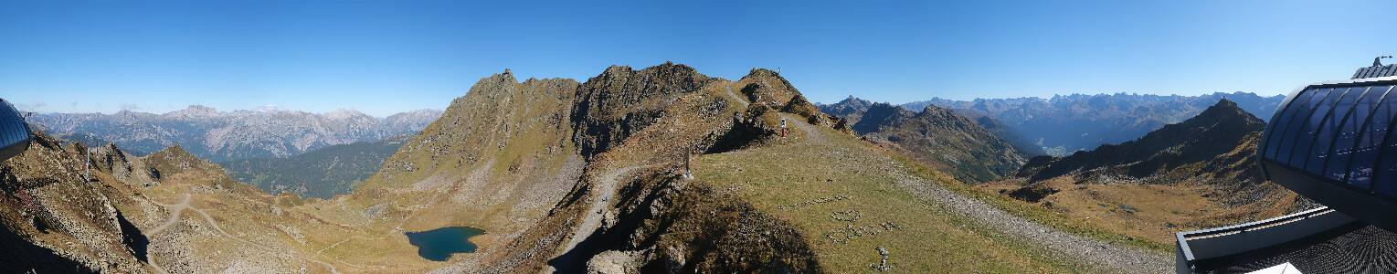 Silvretta Montafon | Panorama Bahn am Hochjoch