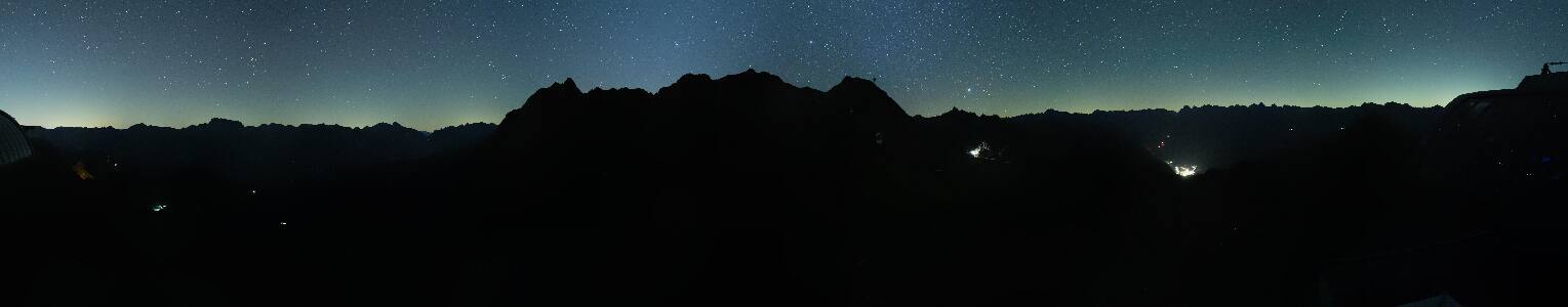Silvretta Montafon Panorama Bahn am Hochjoch
