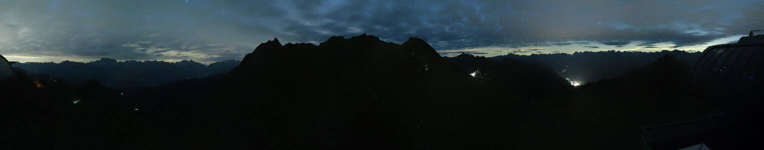 Silvretta Montafon Panorama Bahn am Hochjoch