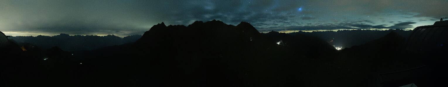 Silvretta Montafon Panorama Bahn am Hochjoch