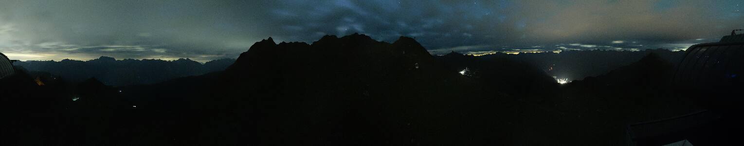 Silvretta Montafon Panorama Bahn am Hochjoch
