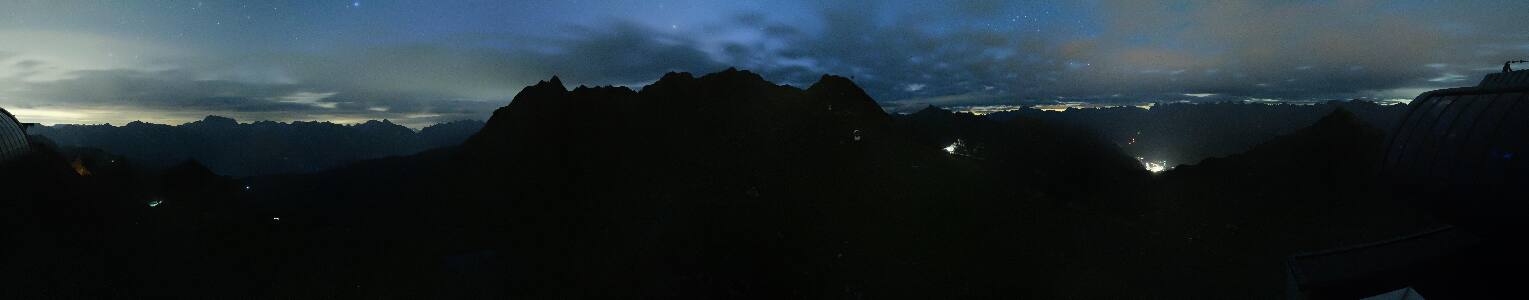Silvretta Montafon Panorama Bahn am Hochjoch