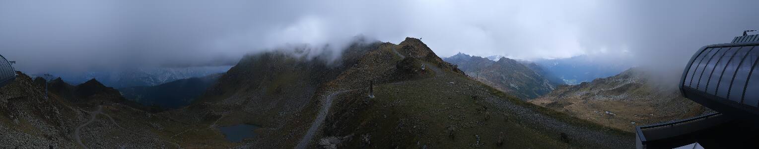 Silvretta Montafon Panorama Bahn am Hochjoch