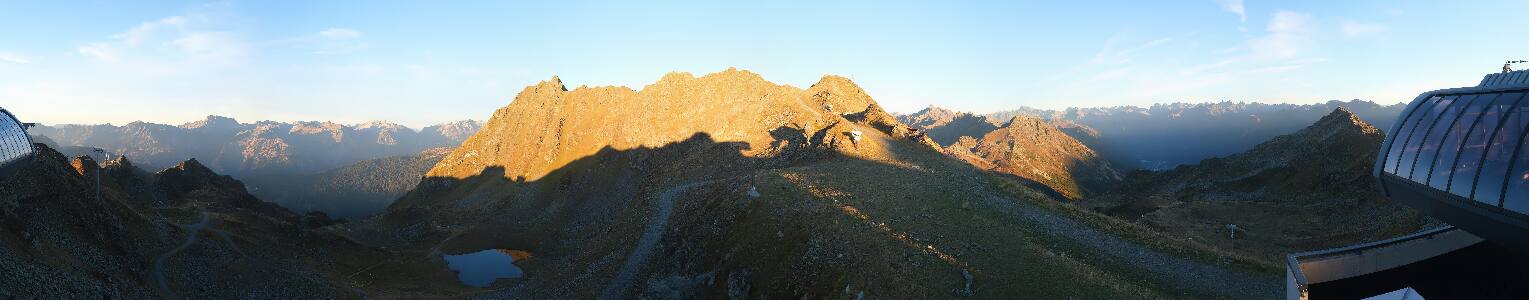 Silvretta Montafon Panorama Bahn am Hochjoch