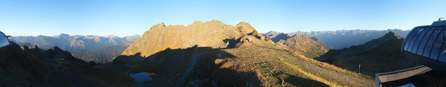 Silvretta Montafon Panorama Bahn am Hochjoch