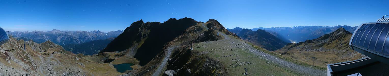 Silvretta Montafon Panorama Bahn am Hochjoch