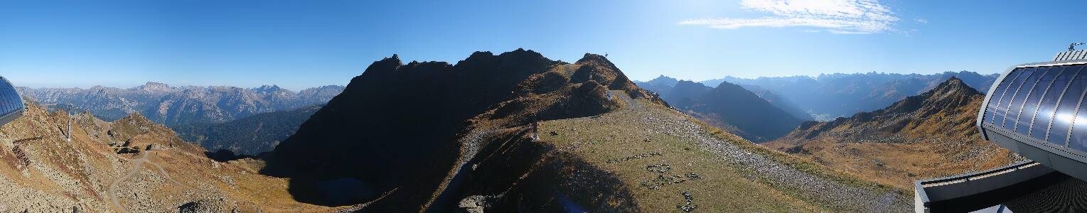 Silvretta Montafon Panorama Bahn am Hochjoch