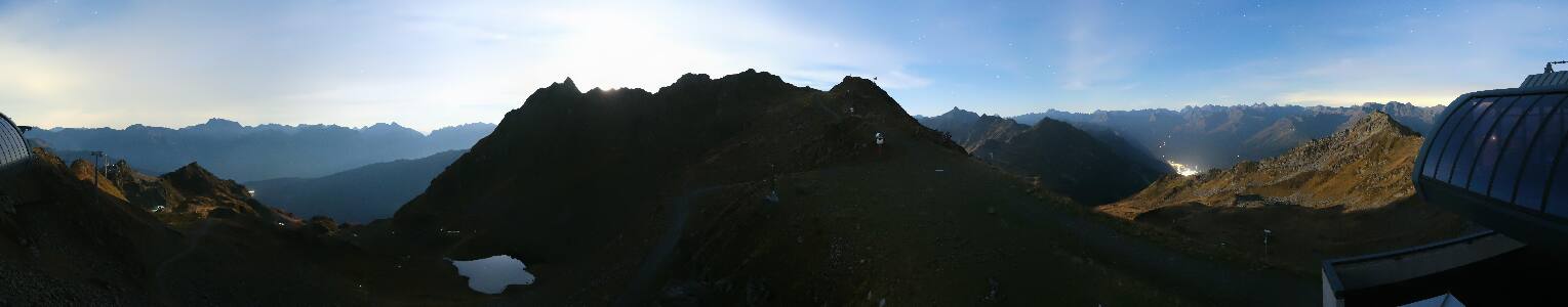 Silvretta Montafon Panorama Bahn am Hochjoch