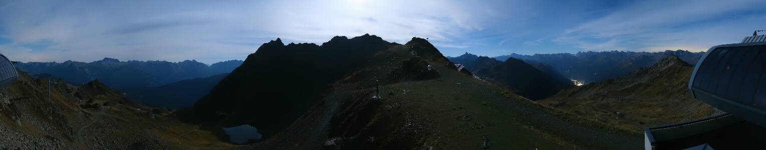 Silvretta Montafon Panorama Bahn am Hochjoch