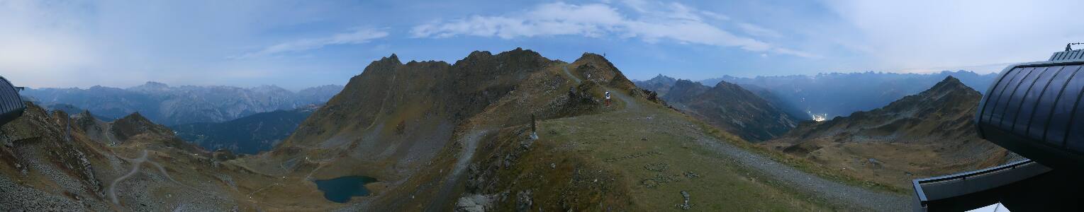 Silvretta Montafon Panorama Bahn am Hochjoch