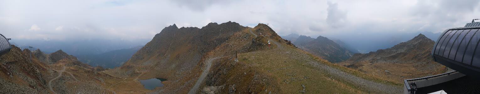 Silvretta Montafon Panorama Bahn am Hochjoch