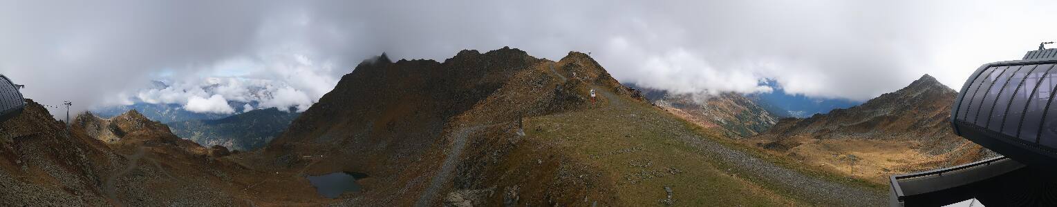 Silvretta Montafon Panorama Bahn am Hochjoch