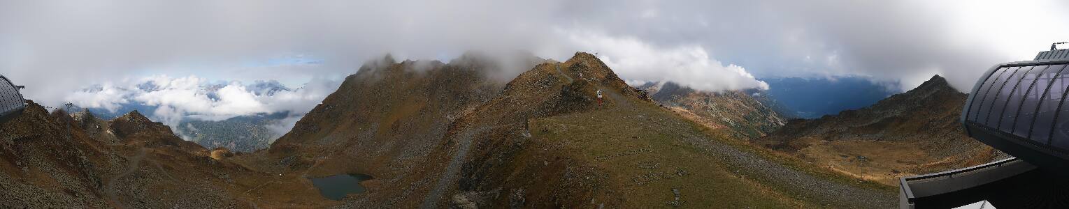 Silvretta Montafon Panorama Bahn am Hochjoch