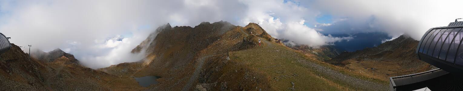 Silvretta Montafon Panorama Bahn am Hochjoch