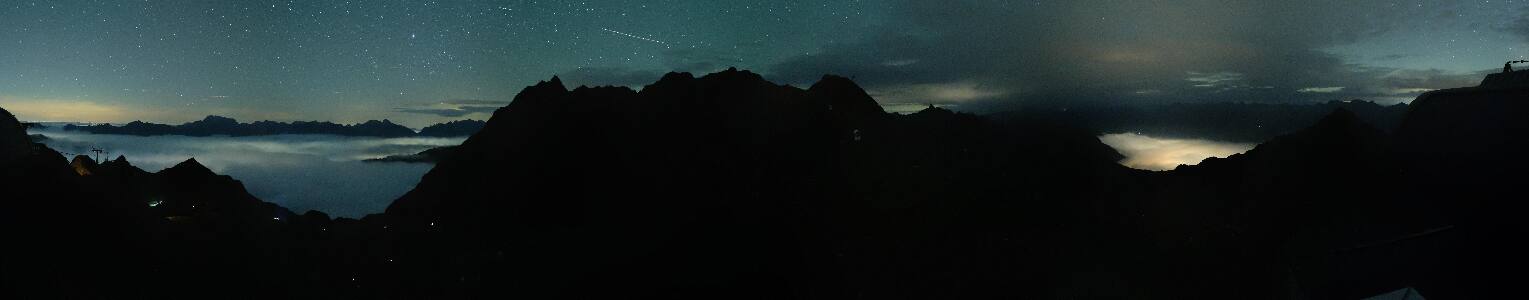 Silvretta Montafon Panorama Bahn am Hochjoch