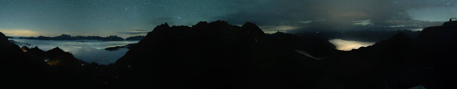 Silvretta Montafon Panorama Bahn am Hochjoch