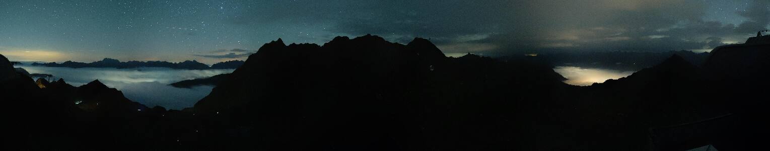 Silvretta Montafon Panorama Bahn am Hochjoch
