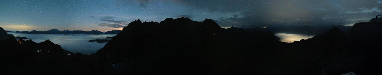 Silvretta Montafon Panorama Bahn am Hochjoch