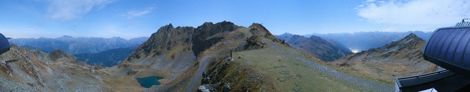 Silvretta Montafon Panorama Bahn am Hochjoch