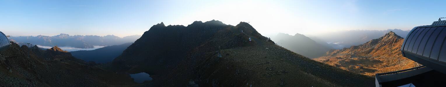 Silvretta Montafon Panorama Bahn am Hochjoch