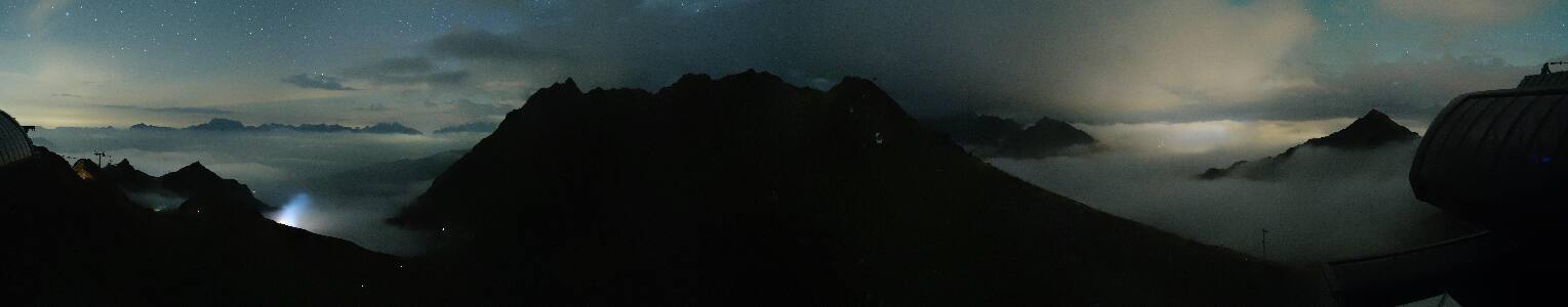 Silvretta Montafon Panorama Bahn am Hochjoch