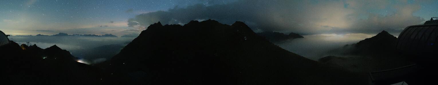 Silvretta Montafon Panorama Bahn am Hochjoch