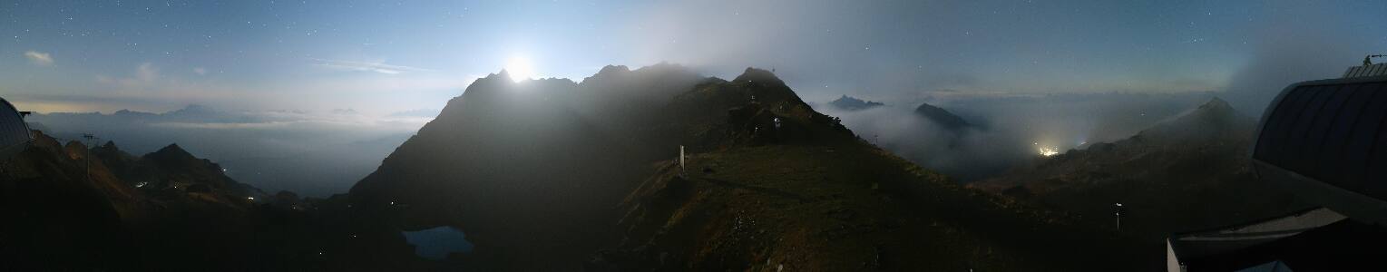 Silvretta Montafon Panorama Bahn am Hochjoch