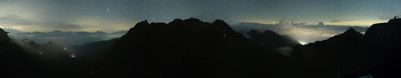 Silvretta Montafon Panorama Bahn am Hochjoch
