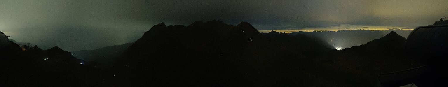 Silvretta Montafon Panorama Bahn am Hochjoch