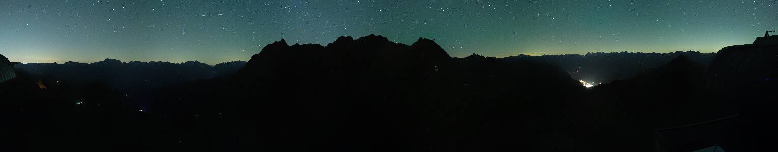 Silvretta Montafon Panorama Bahn am Hochjoch