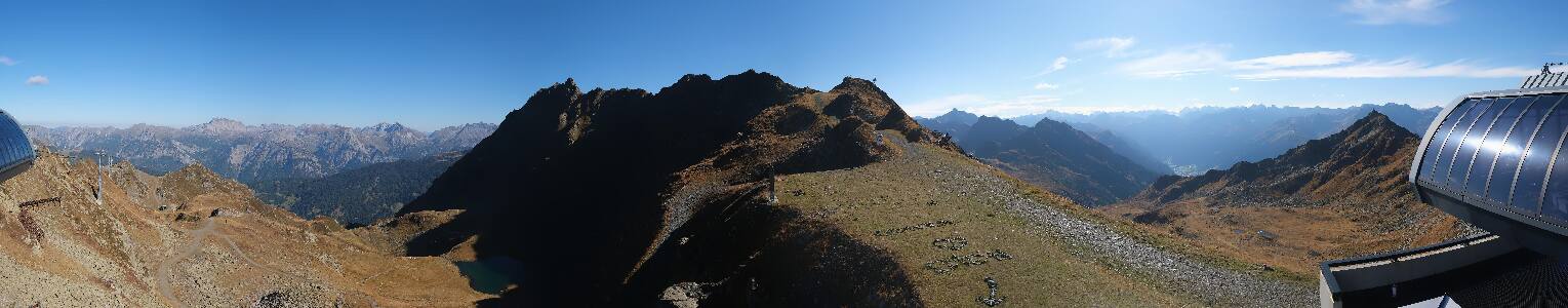 Silvretta Montafon Panorama Bahn am Hochjoch