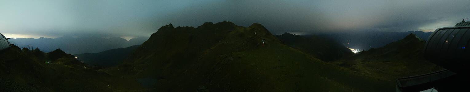 Silvretta Montafon Panorama Bahn am Hochjoch