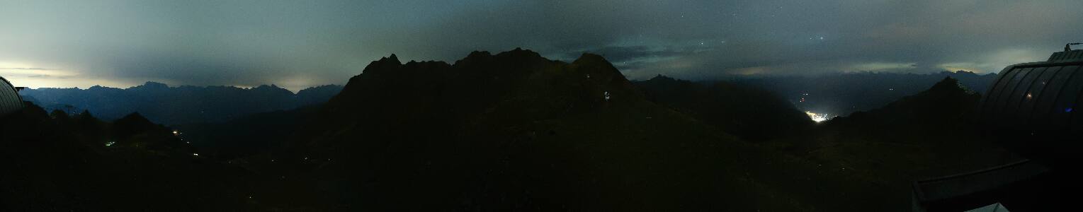 Silvretta Montafon Panorama Bahn am Hochjoch