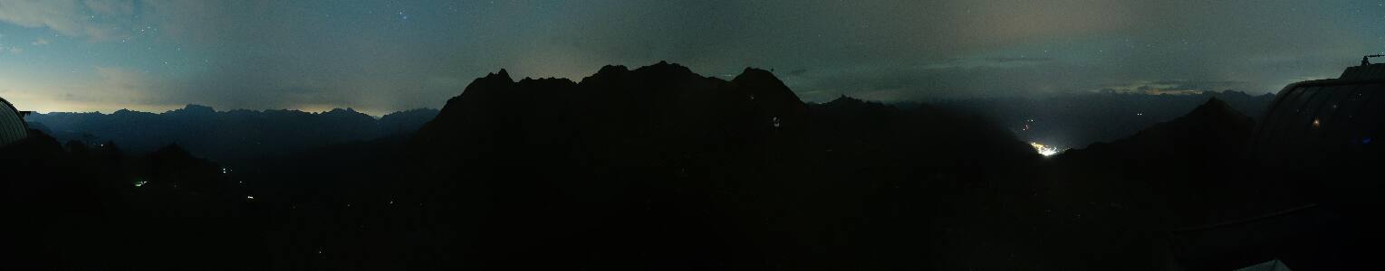 Silvretta Montafon Panorama Bahn am Hochjoch