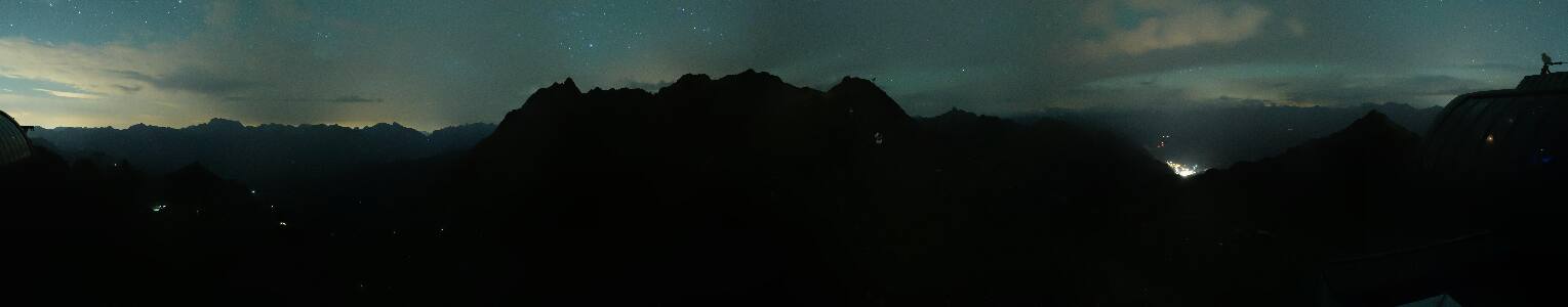 Silvretta Montafon Panorama Bahn am Hochjoch