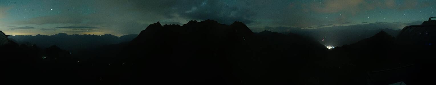 Silvretta Montafon Panorama Bahn am Hochjoch