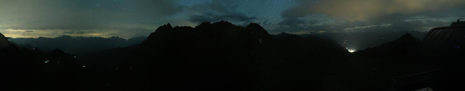 Silvretta Montafon Panorama Bahn am Hochjoch
