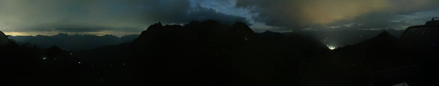 Silvretta Montafon Panorama Bahn am Hochjoch