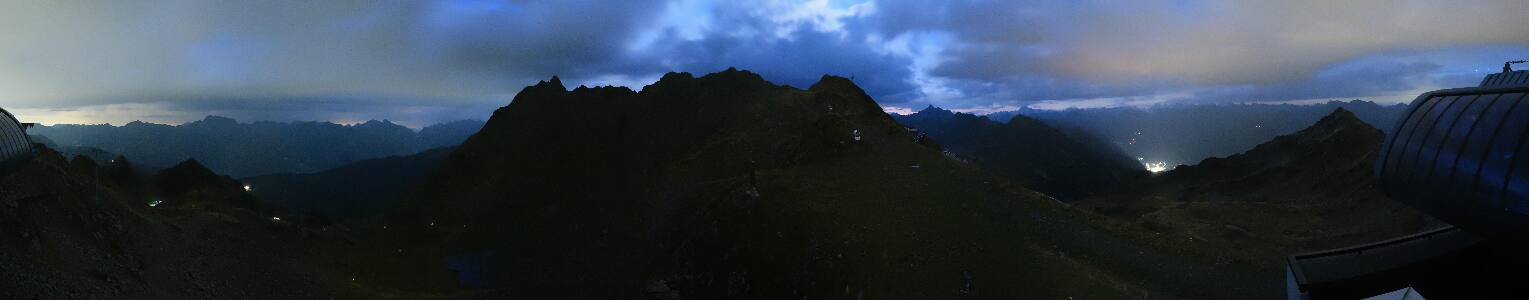 Silvretta Montafon Panorama Bahn am Hochjoch