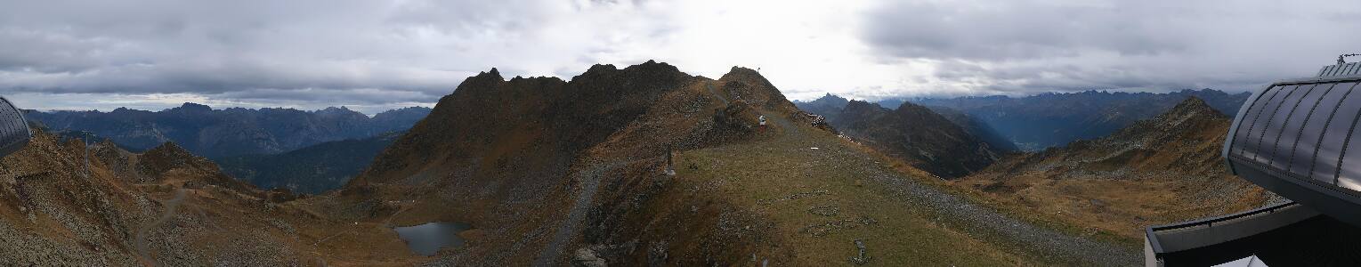Silvretta Montafon Panorama Bahn am Hochjoch