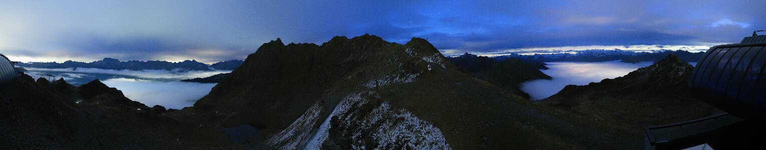 Silvretta Montafon Panorama Bahn am Hochjoch