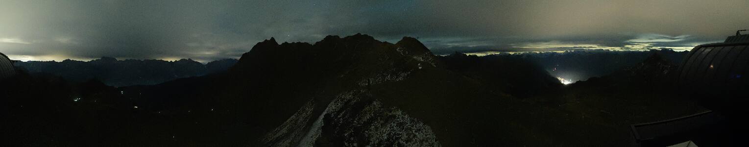 Silvretta Montafon Panorama Bahn am Hochjoch